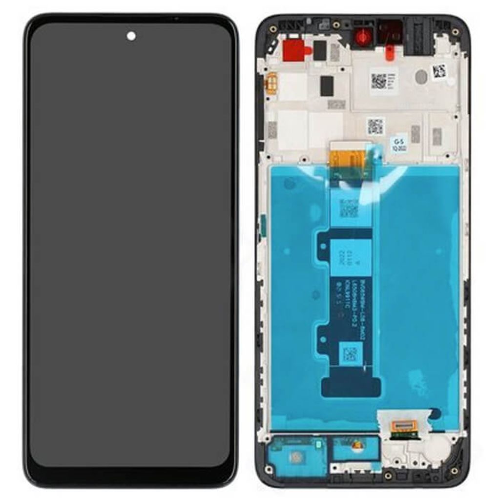 Motorola Moto G22 LCD-display - svart