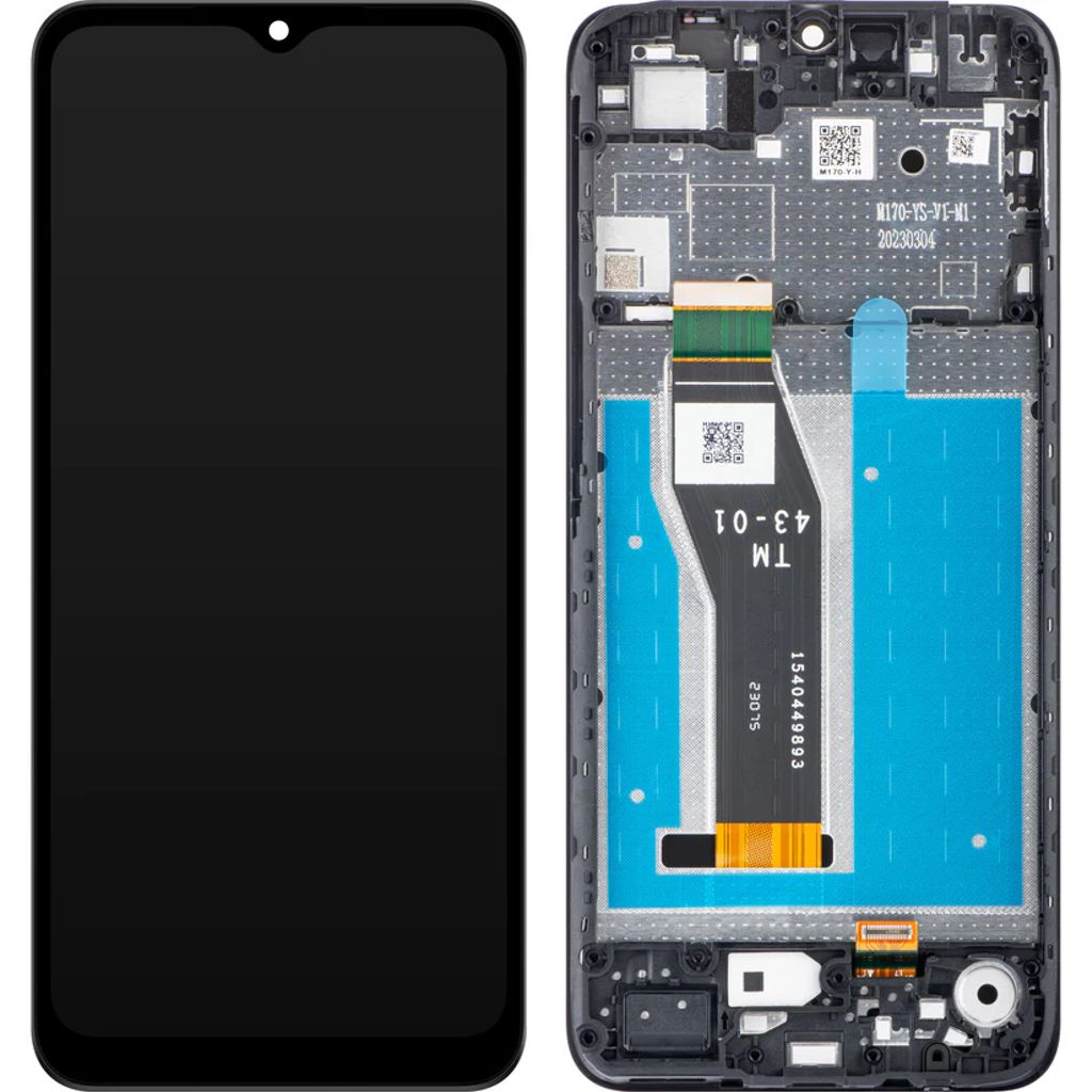Motorola Moto E13 LCD-display – svart