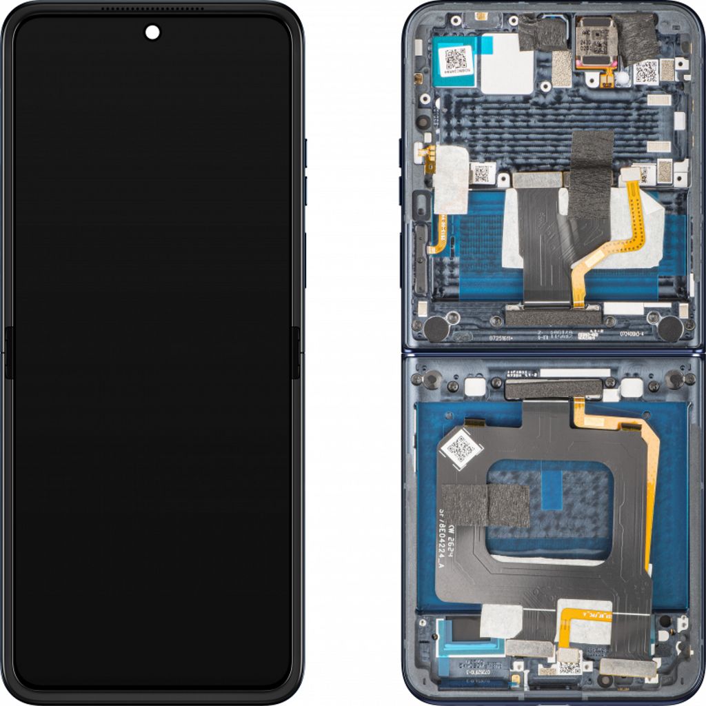 Motorola Razr 50 Ultra LCD-display Original – Midnight blå