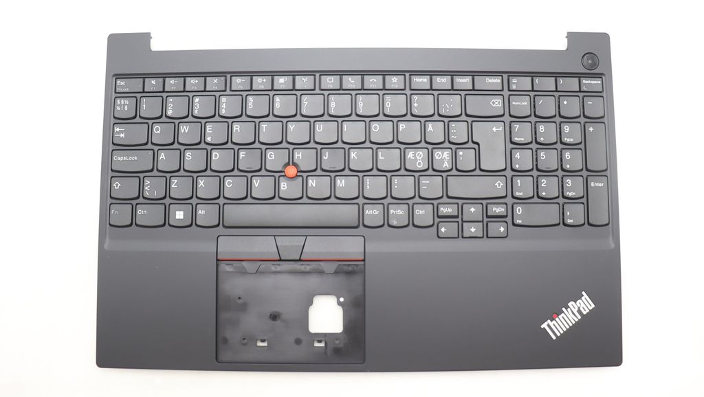Lenovo C-lock with Keyboard (Nordic, Black)