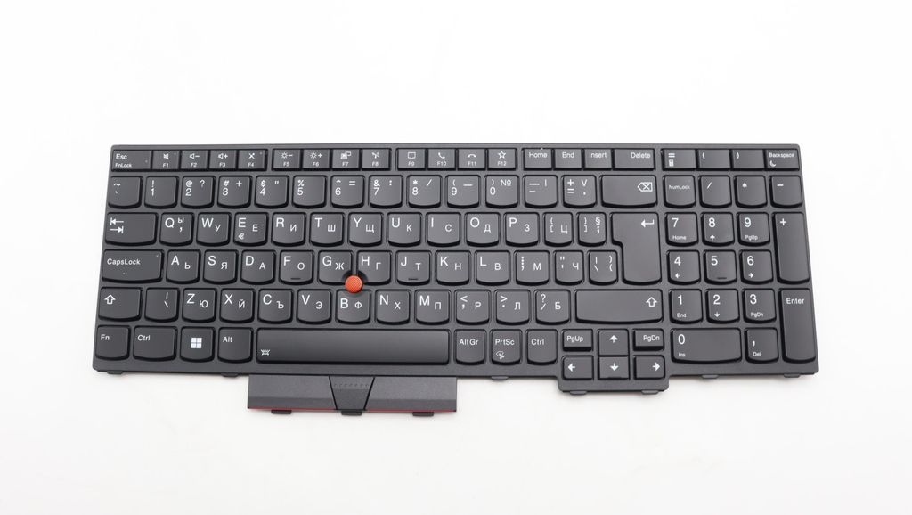 Lenovo Built-in Keyboard (Bulgarian, Backlit) - Black