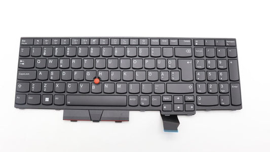 Lenovo Internal Keyboard (Estonian, Black, Backlit)