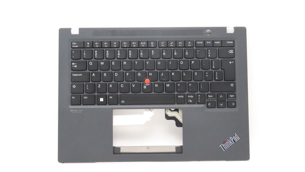 Lenovo C-Cover with Keyboard (Brazil Portuguese, Backlit, Black)