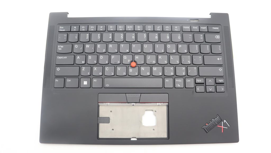 Lenovo Keyboard (Portuguese, Storm Grey, Fingerprint)