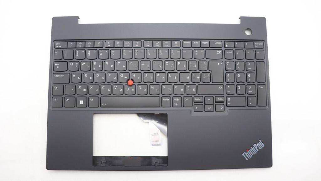 Lenovo C-lock with Keyboard (Bulgarian, Black, Backlit)