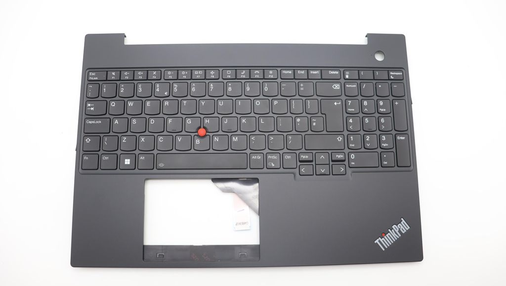 Lenovo C-lock with Keyboard (British English, Black, Backlit)