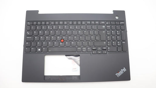 Lenovo C-lock with Keyboard (British English, Black, Backlit)