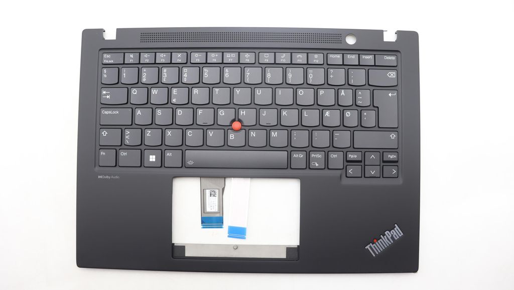 Lenovo Internal Keyboard (Danish, Black, Backlit, WWAN)
