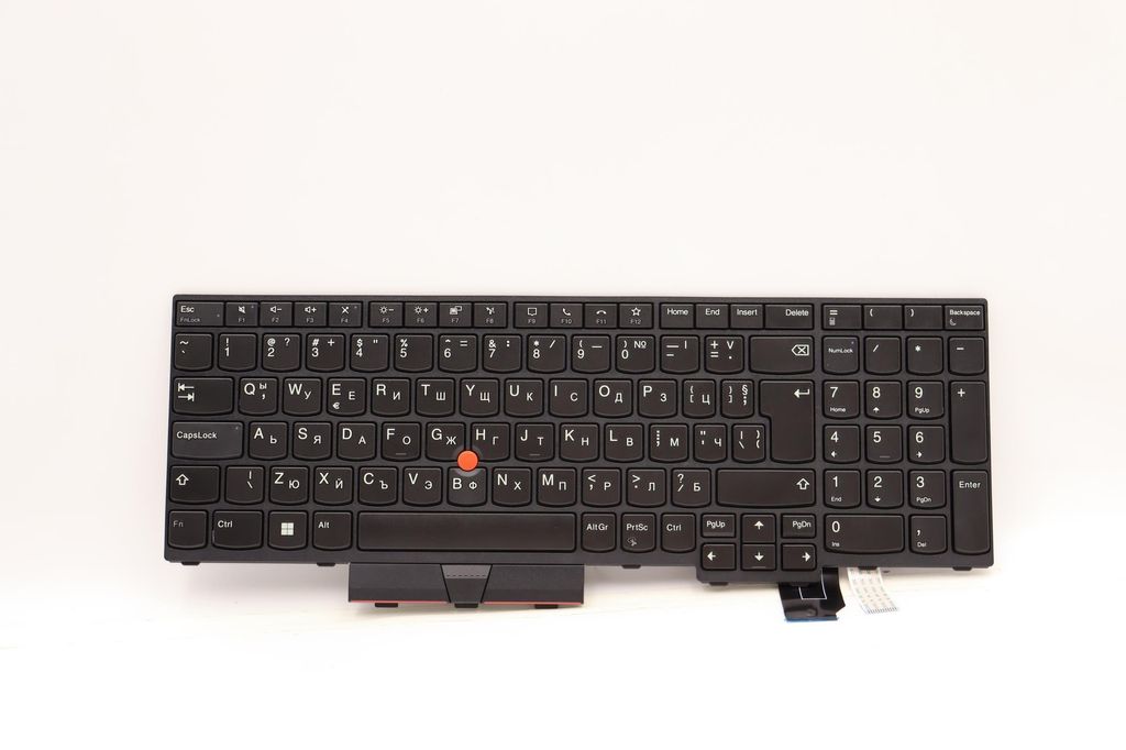 Lenovo Internal Keyboard (Bulgarian, Black, Non-Backlit, w/Number)
