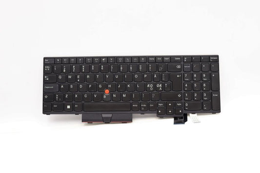 Lenovo Internal Keyboard (Nordic, Black, Non-Backlit, w/Number)