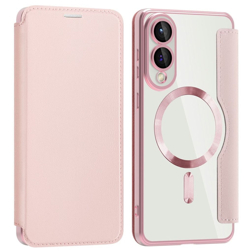 Samsung Galaxy S25 Edge fodral with MagSafe – rosa