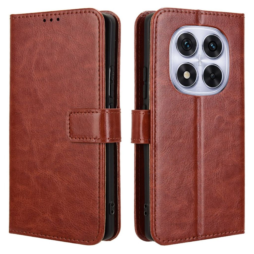 Xiaomi Redmi Note 14 Pro / Pro+ 5G plånboksfodral – brun
