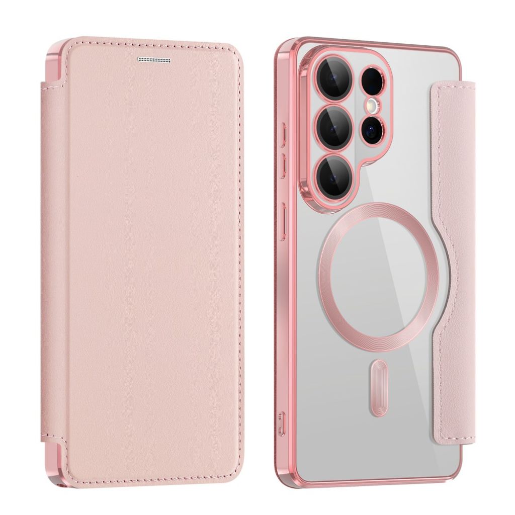 Samsung Galaxy S26 Ultra plånboksfodral MagSafe Card Holder – rosa
