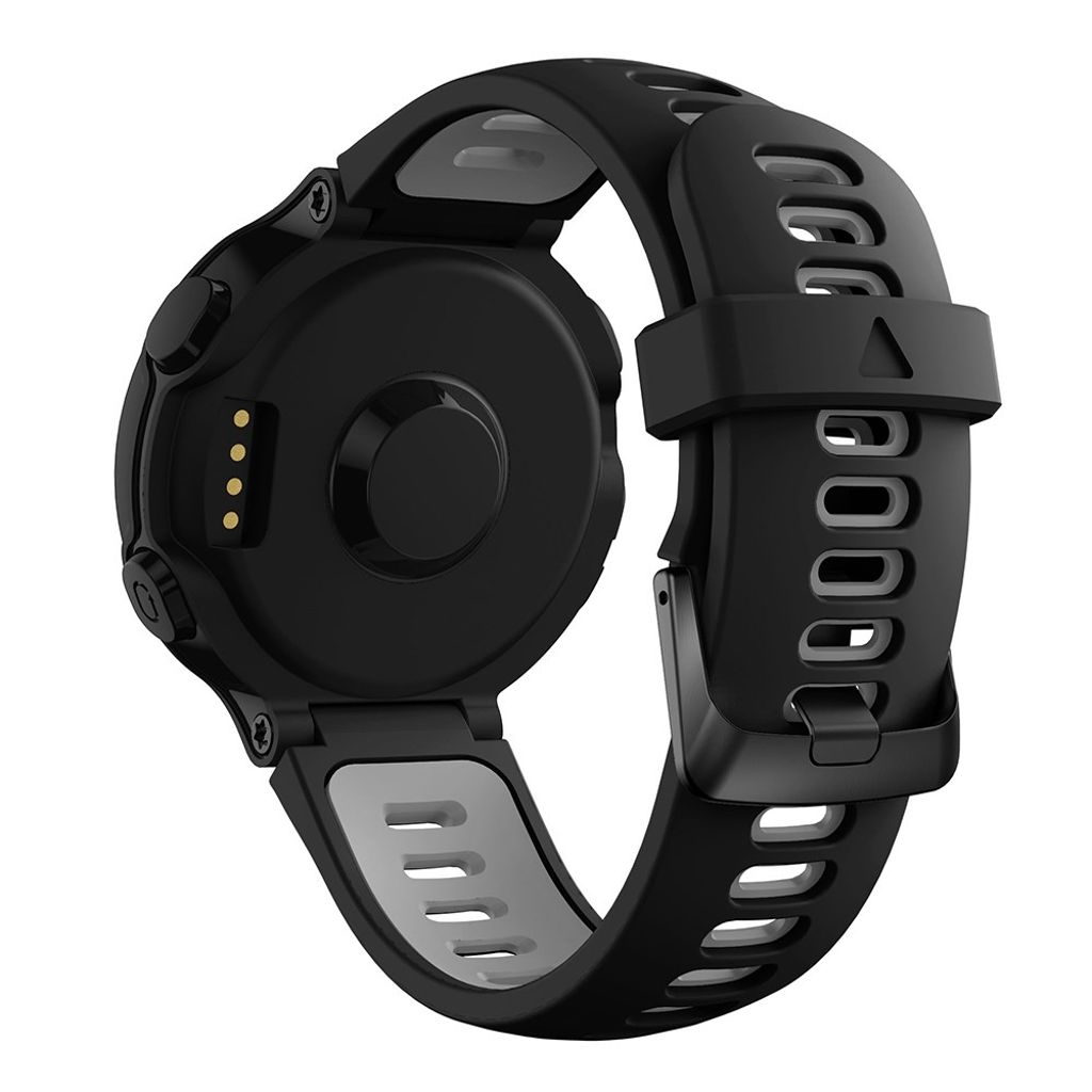 Garmin Forerunner 735XT/220/230/235/620/631 Watch Strap - Grey/Black