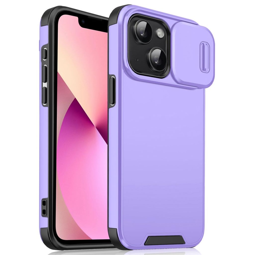 IPhone 13 mini skal with Slide Camera fodral – lila