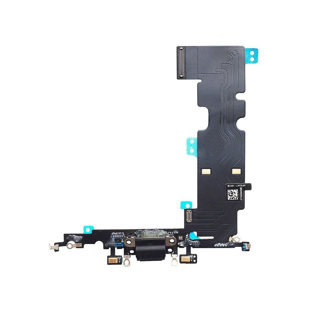 IPhone 8 Plus Charging mikrofon flexkabel – svart