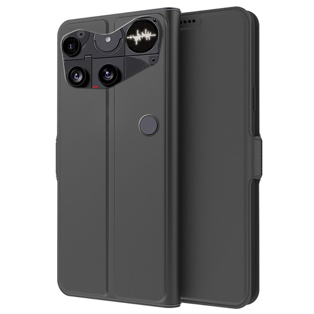 Nothing Phone (3) 5G plånboksfodral Card Holder stativ – svart
