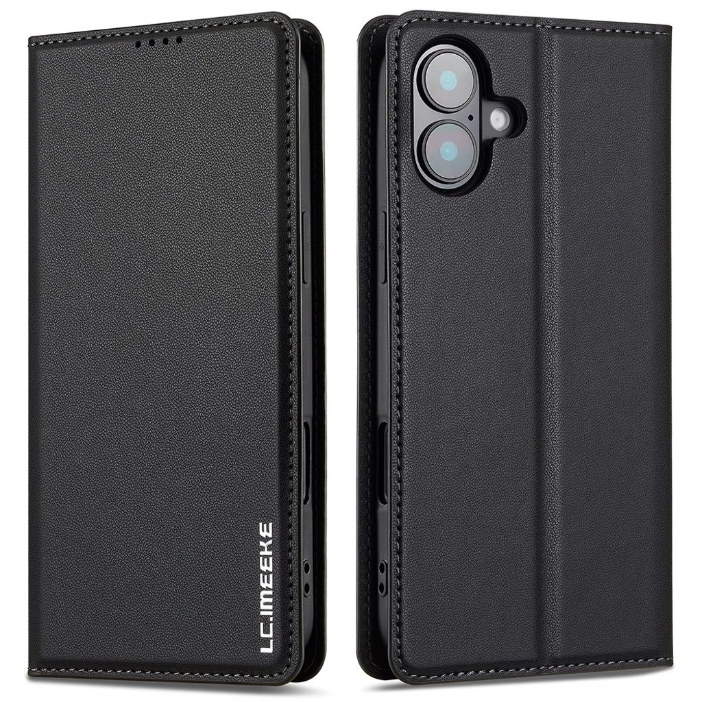 LC.IMEEKE iPhone 17 Wallet Fodral - Black