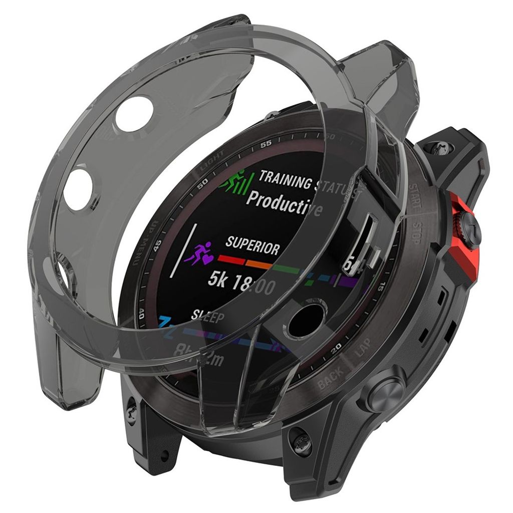 Garmin Fenix 7/7 Pro/Quatix 7/7Pro Watch Frame Cover - Black