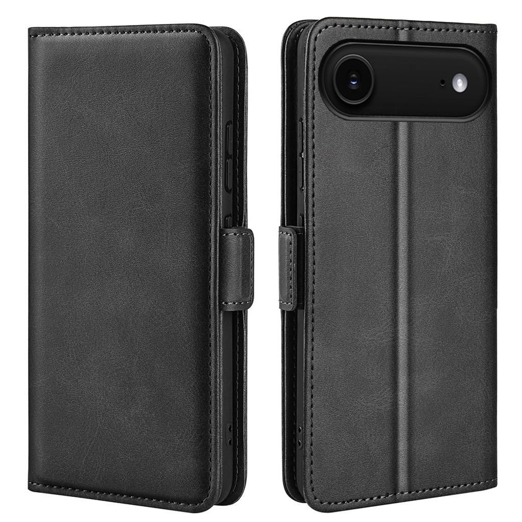 iPhone Air Wallet Fodral in calf texture - Black
