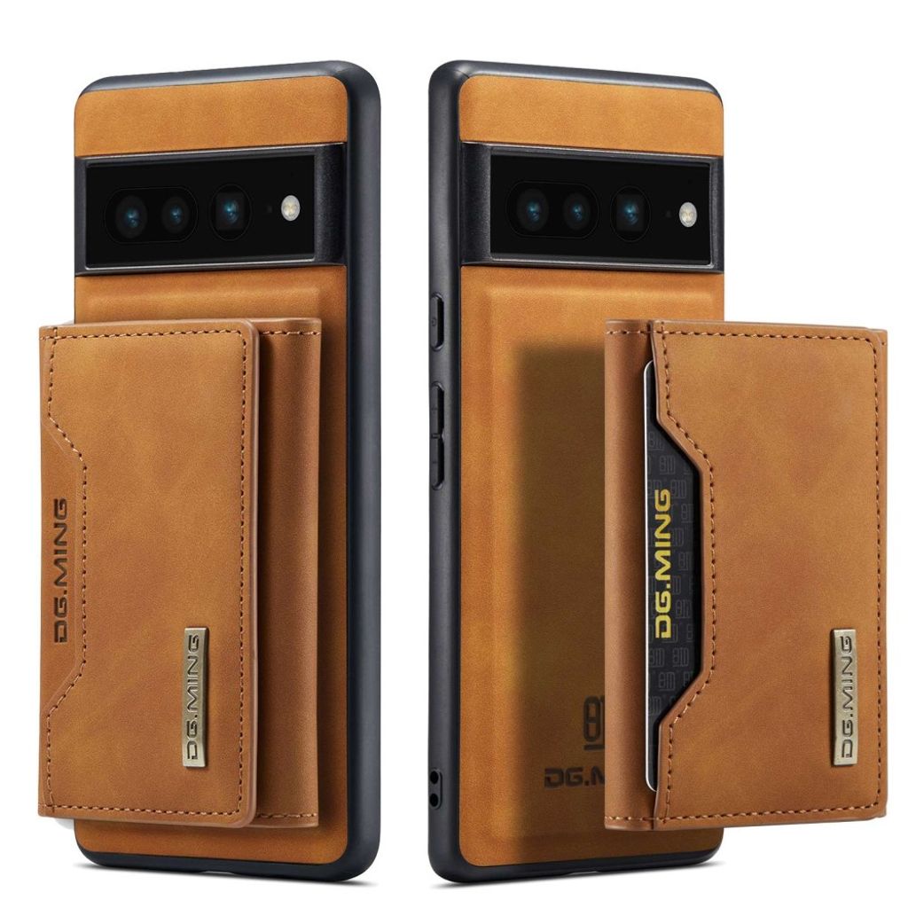 DG.MING M2 2in1 Google Pixel 7 Pro skal with a wallet - brun