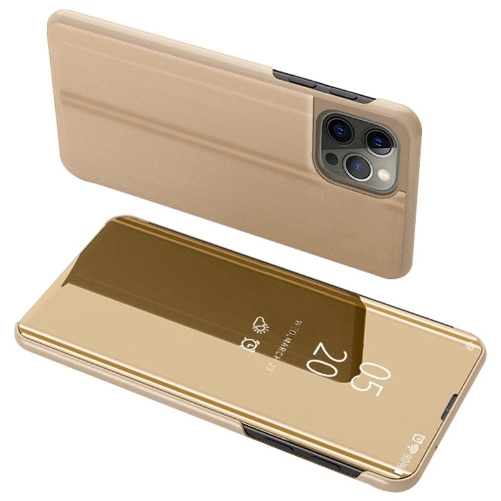 iPhone 14 Pro Protective View Window Cover - Gold