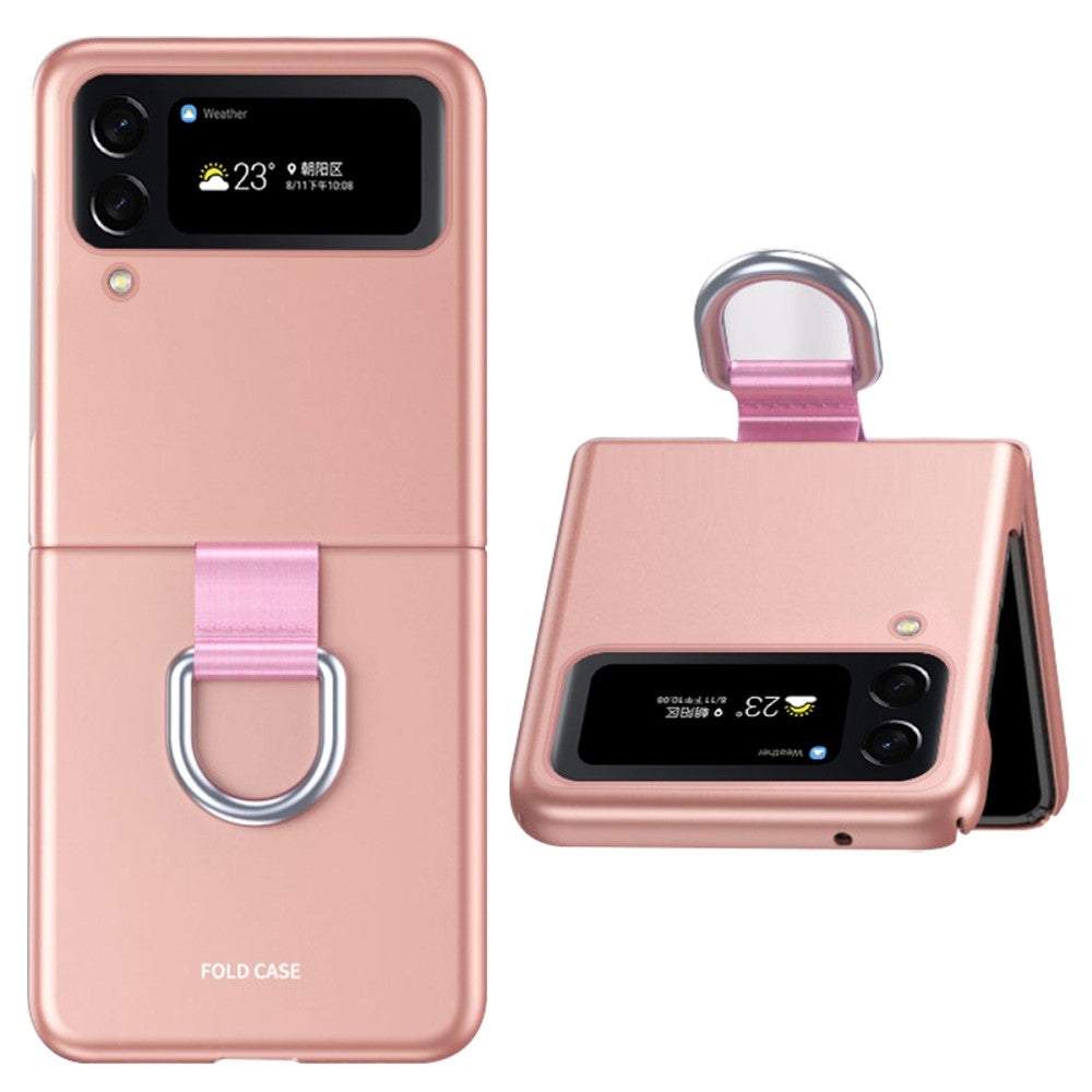 Samsung Galaxy Z Flip4 5G Ultra-slim Anti-fingerprint skal – roséguld