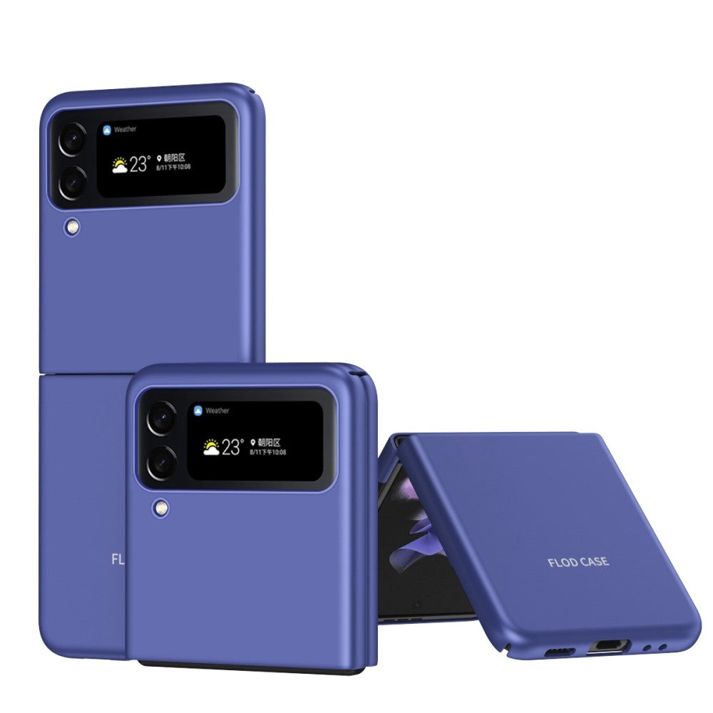 Samsung Galaxy Z Flip4 5G Skin-touch Feeling Hard PC skal – Sapphire