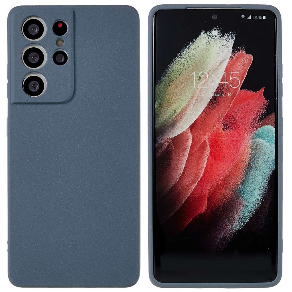 Matte Samsung Galaxy S21 Ultra 5G TPU case - Gray