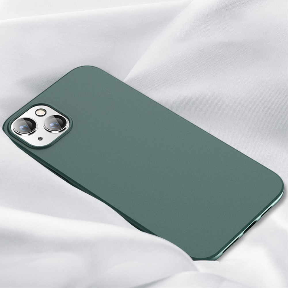 X-LEVEL iPhone 14 Anti-Scratch TPU skal – Midnight grön