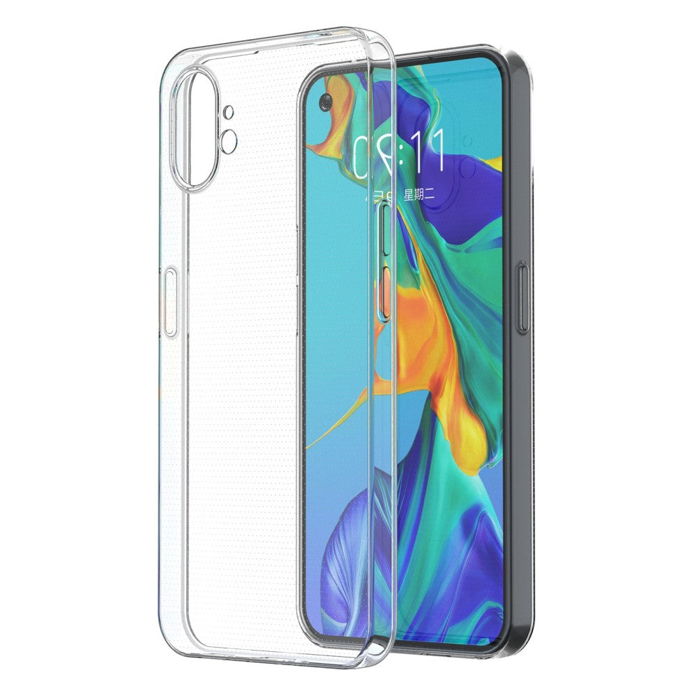 Nothing phone (1) 5G TPU Anti-scratch Back skal – Transparent