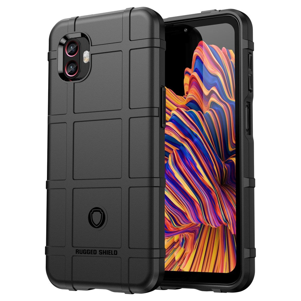 Samsung Galaxy Xcover 6 Pro 5G/ Xcover Pro 2 5G Rugged Square Grid skal – svart