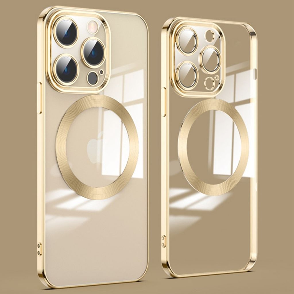 IPhone 14 Pro Max magnetiskt Charge skal - guld