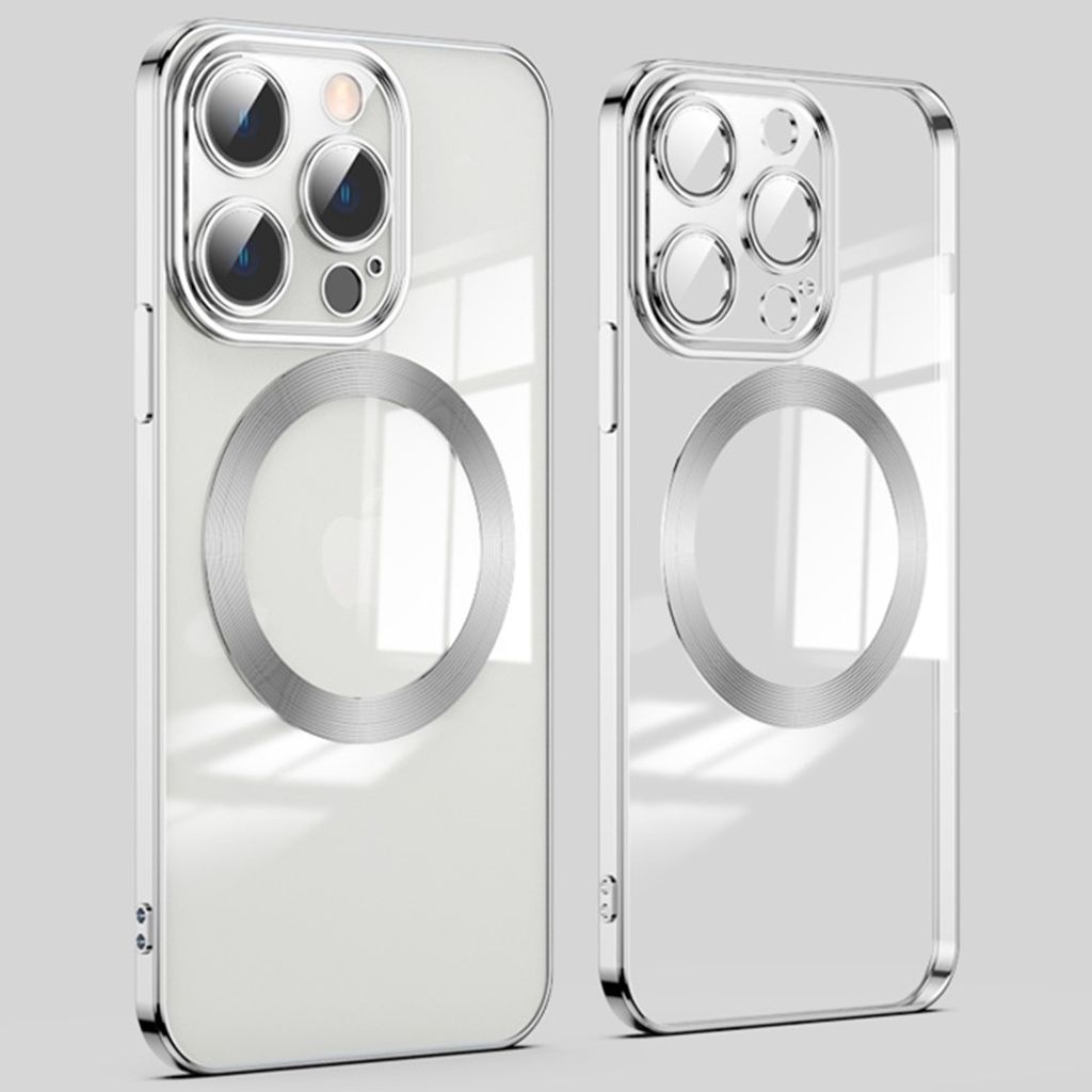 IPhone 14 Pro Max magnetiskt Charge skal - silver