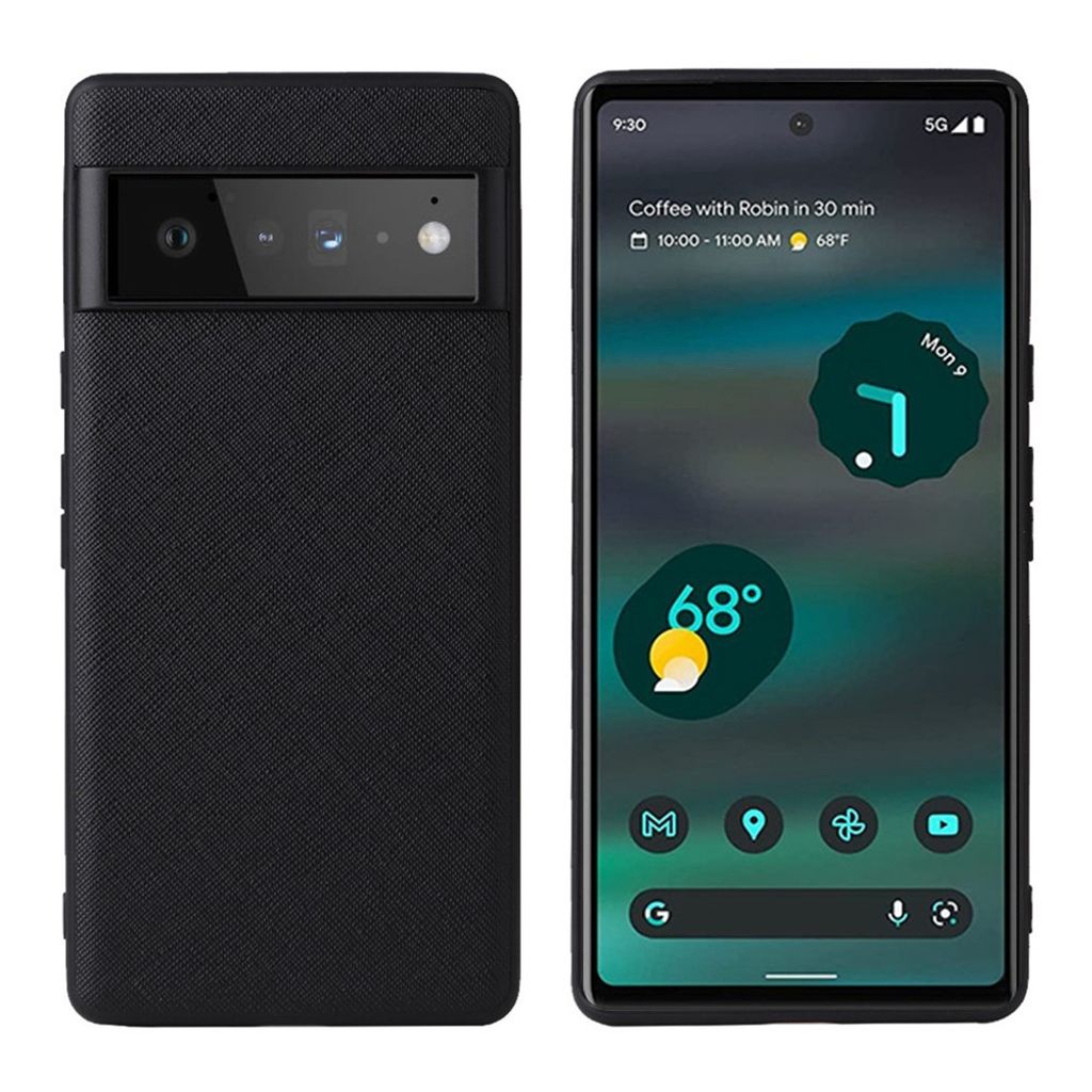 Textured Google Pixel 6a skal - Cross Texture