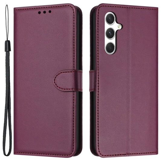 Samsung Galaxy S25 Plus / S24 Plus Wallet Cover with Strap - Purple