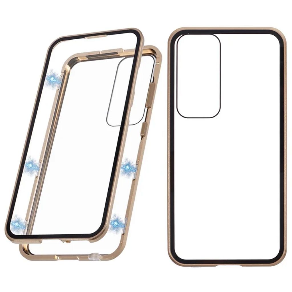 Samsung Galaxy S25 Plus 360 Protection Case with Screen Protector - Gold