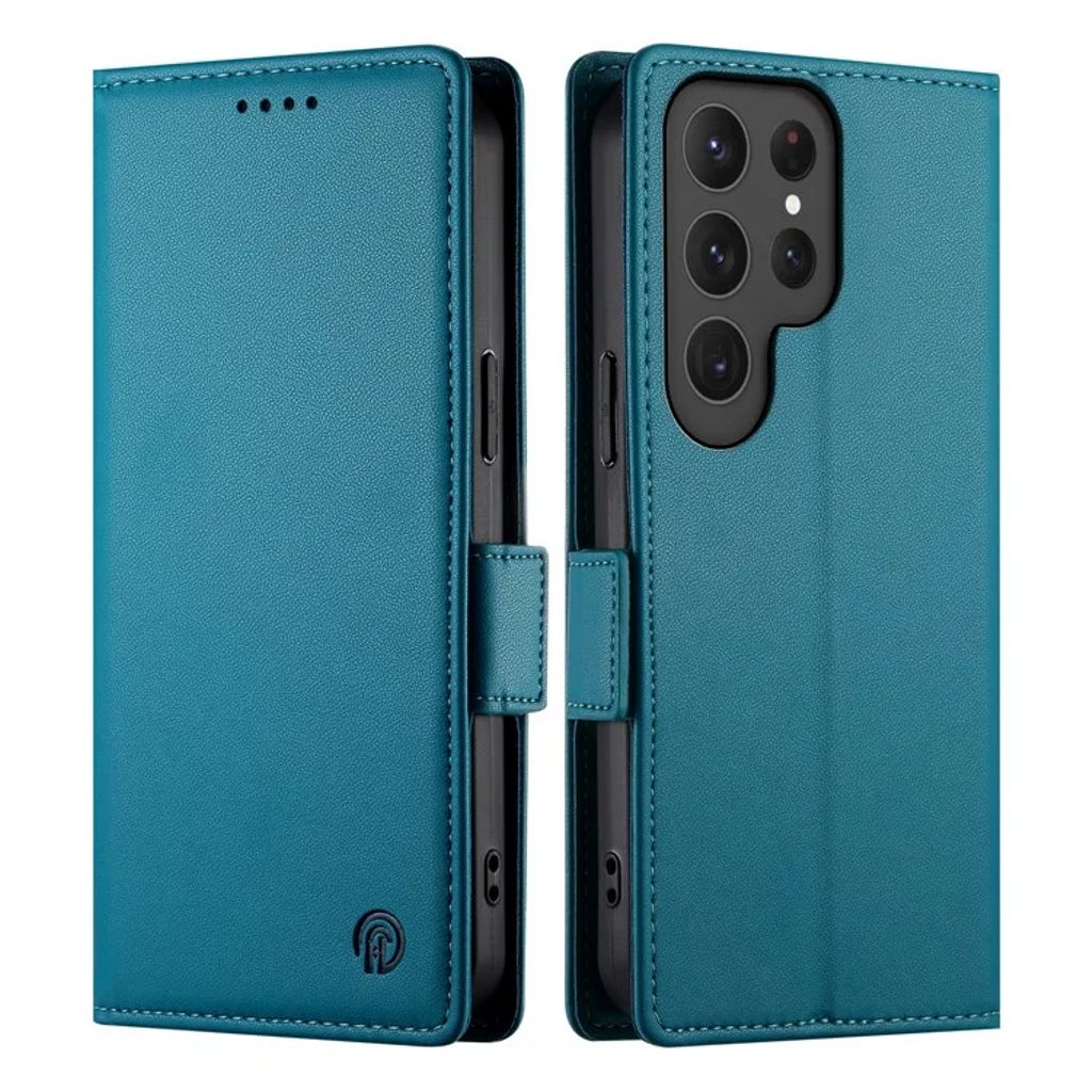 Samsung Galaxy S25 Ultra plånboksfodral – blå