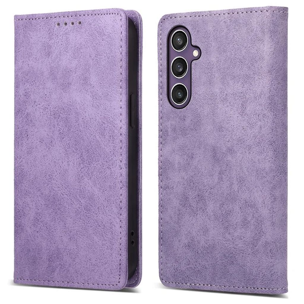 Samsung Galaxy S25 Plus RFID Blocking plånboksfodral – lila