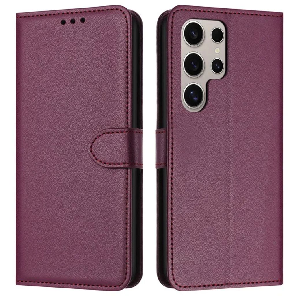 Samsung Galaxy S25 Ultra plånboksfodral with Strap – lila