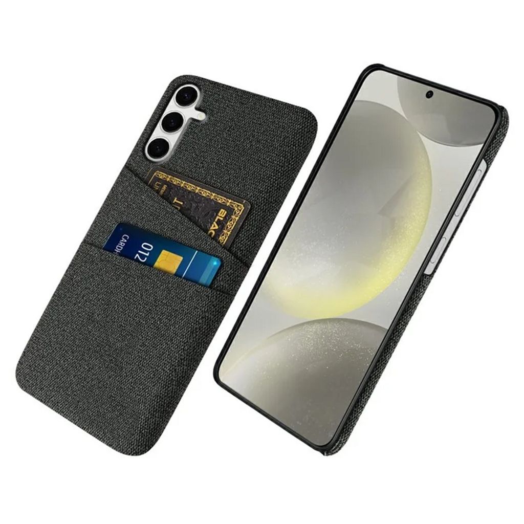 Samsung Galaxy S25 Plus skal with kortfack – svart