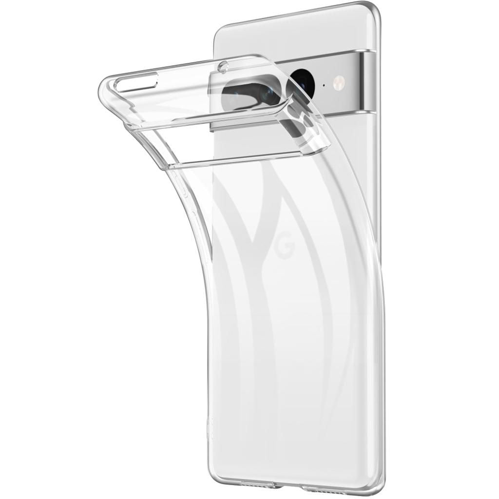 Stötdämpande Google Pixel 7 Pro TPU skal – Transparent