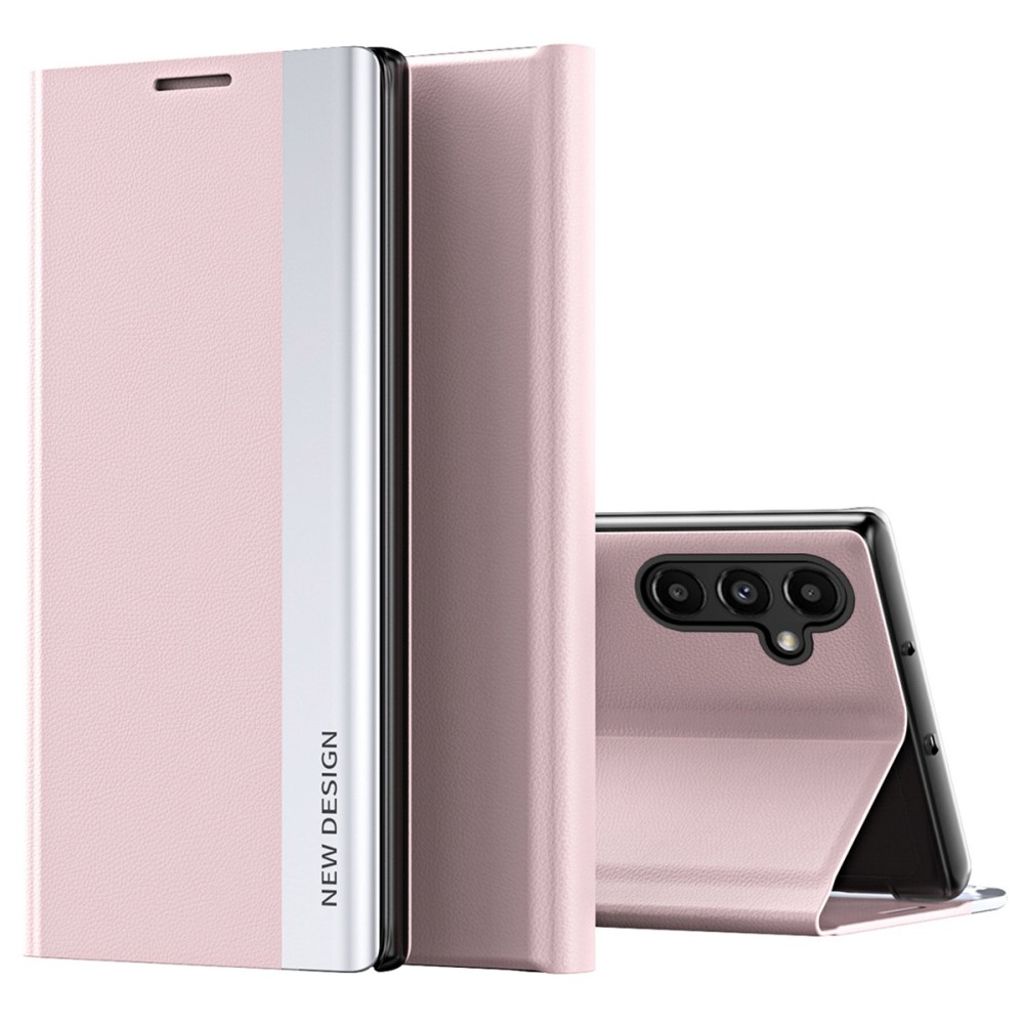 Samsung Galaxy A14 fodral with a stativ - rosa