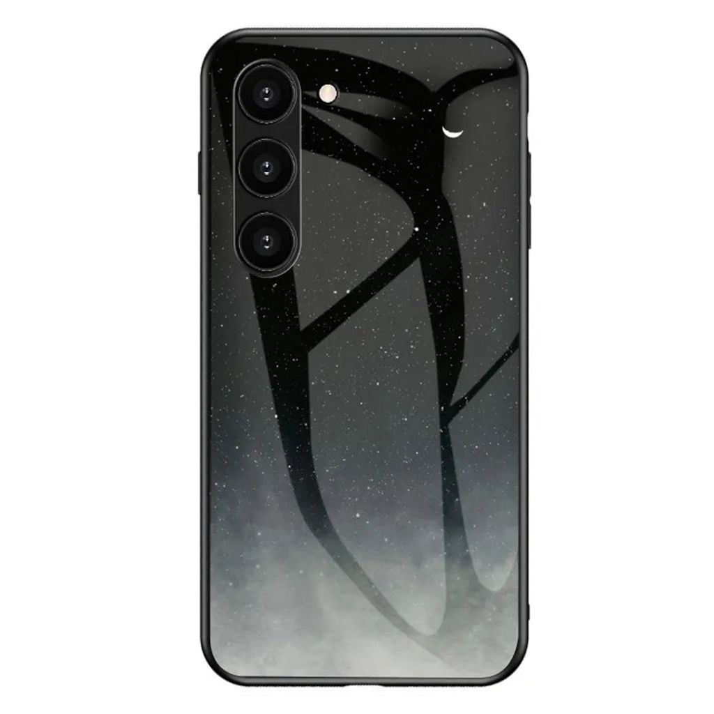 Samsung Galaxy S23 case with radiance - Starry Crescent Moon