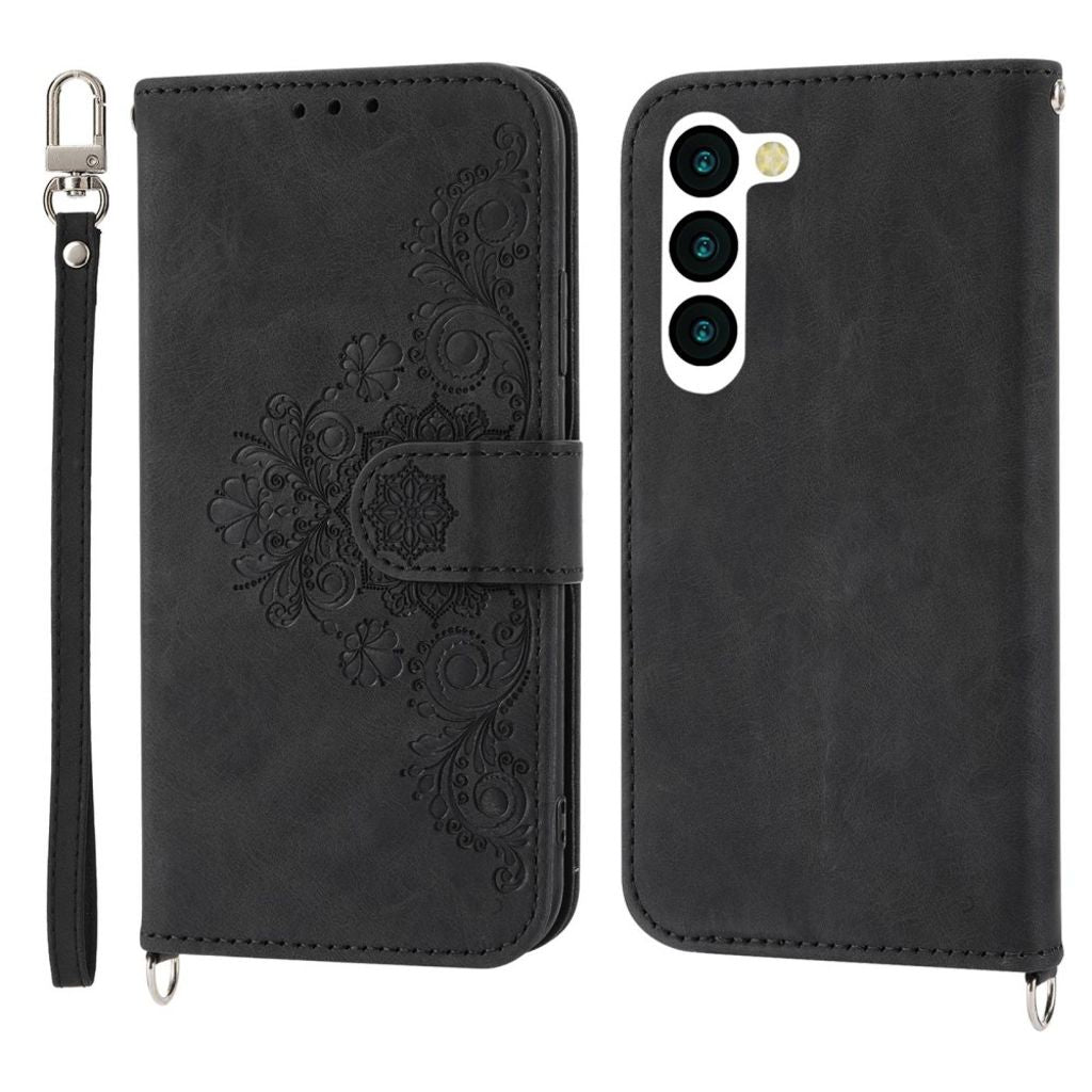 Samsung Galaxy S23 cover with a strap - Black