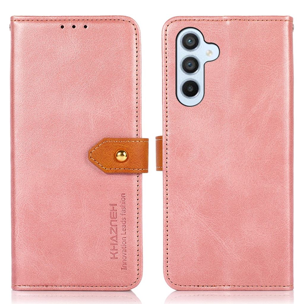 Textured KHAZNEH Samsung Galaxy A34 5G fodral - roséguld-colored