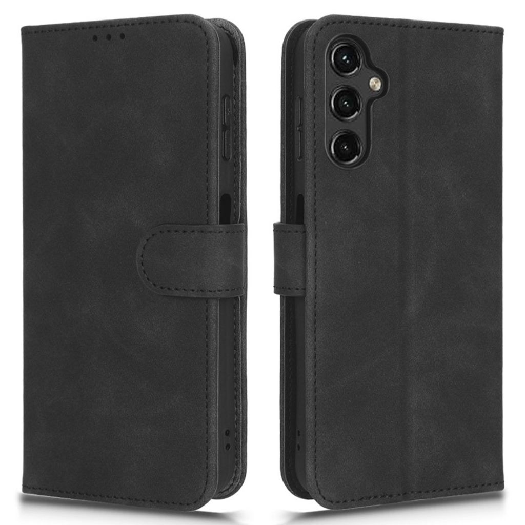 Samsung Galaxy A14 plånboksfodral stativ PU Leather – svart