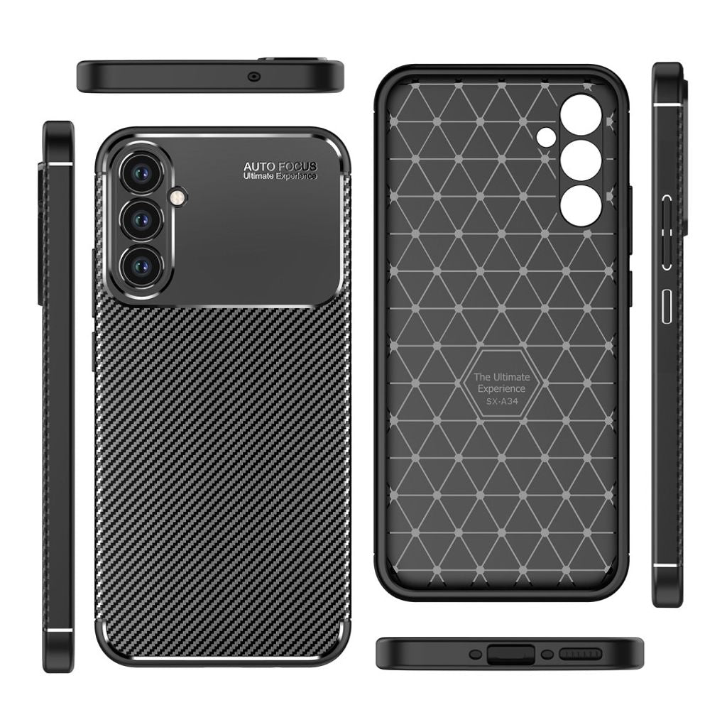 Stötdämpande Samsung Galaxy A34 5G skal - svart