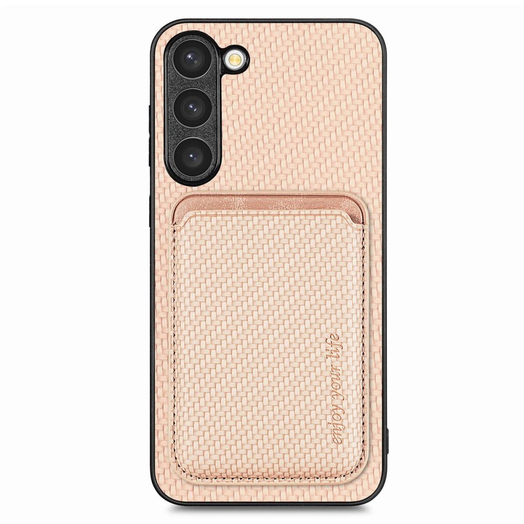 Samsung Galaxy S23 case with a card slot - Rosé