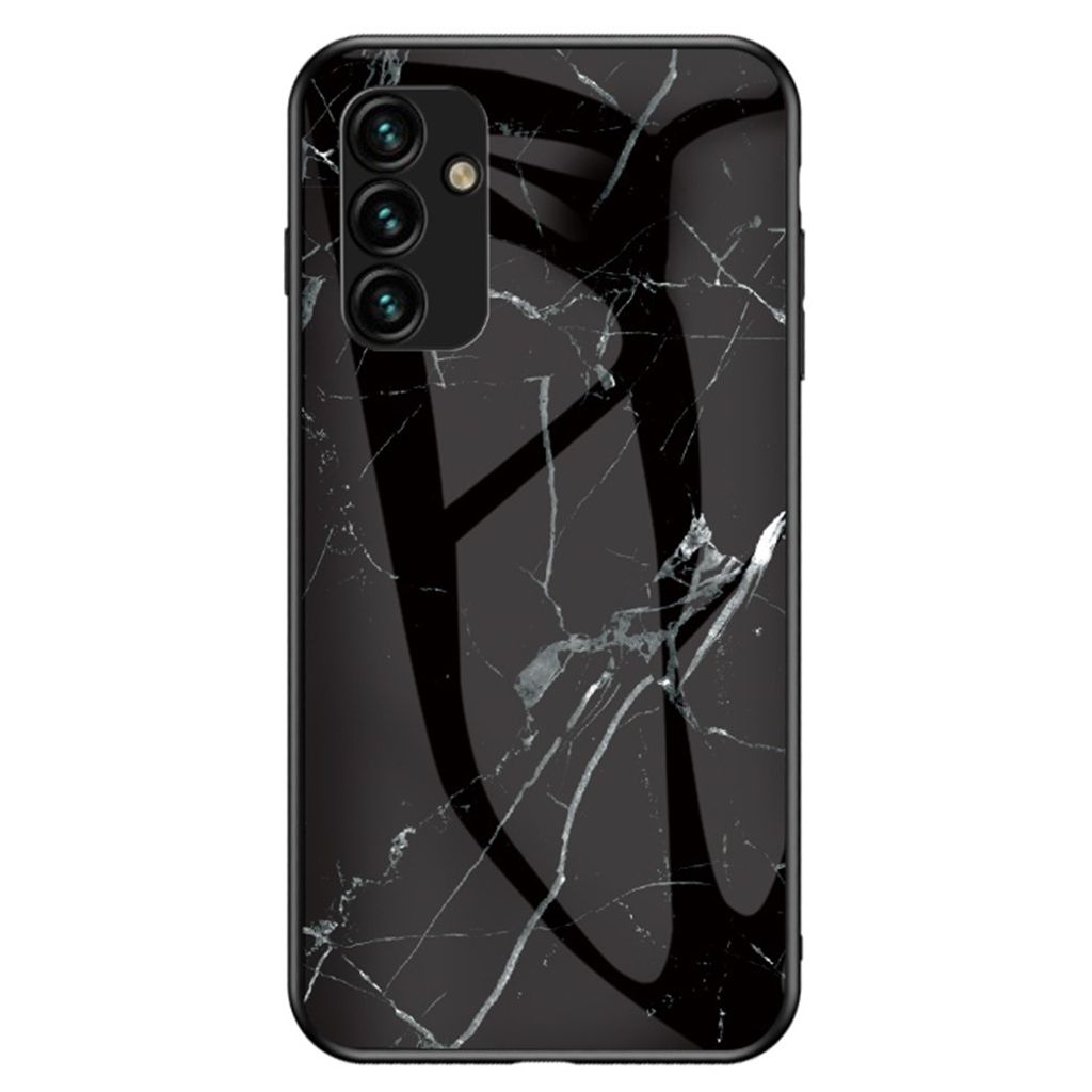 Stötdämpande Samsung Galaxy A14 smartphone skal - svart Marble